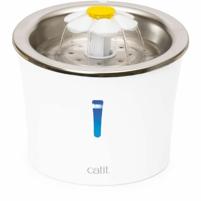 Pet Water Fountain Catit White Plastic/Stainless steel