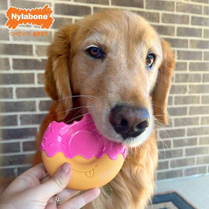 Dog toy Nylabone Pink Bacon L