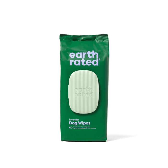 Feuchttücher für Haustiere Earth Rated Lavendel (60 Stücke)
