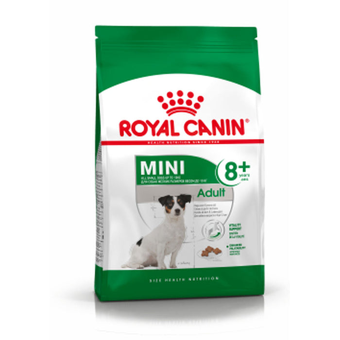 Fodder Royal Canin Mini Adult 8+ Adult Corn Birds 2 Kg