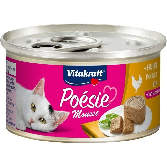 Cat food Vitakraft Poésie Mousse Chicken Chicken 85 g