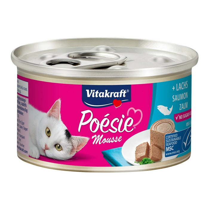 Cat food Vitakraft Poésie Mousse Salmon 85 g