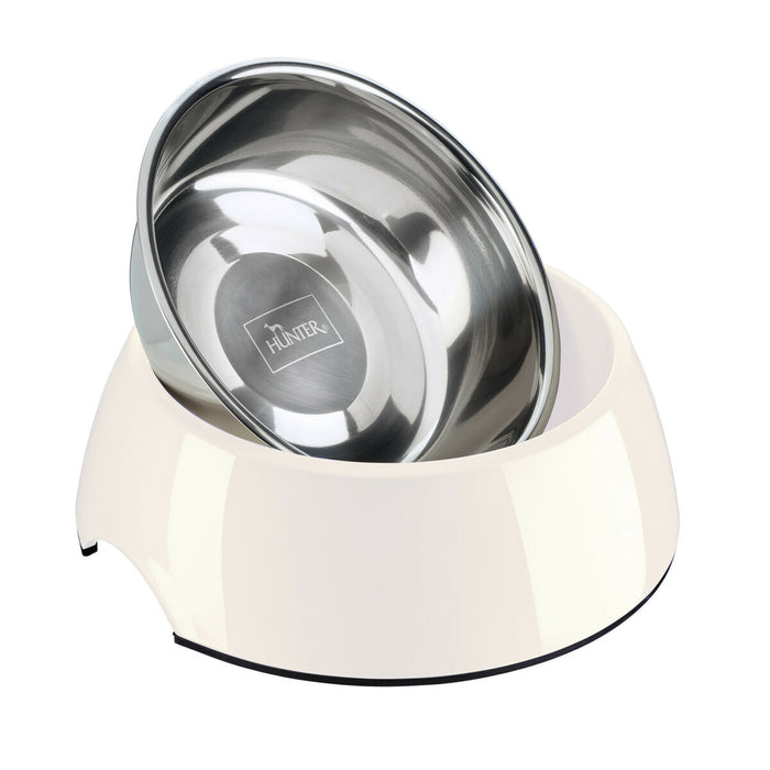 Dog Feeder Hunter White Melamin (Refurbished A)