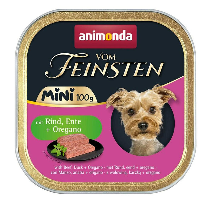 Wet food Animonda Vom Feinsten Adult Mini Beef, duck and oregano Chicken 100 g