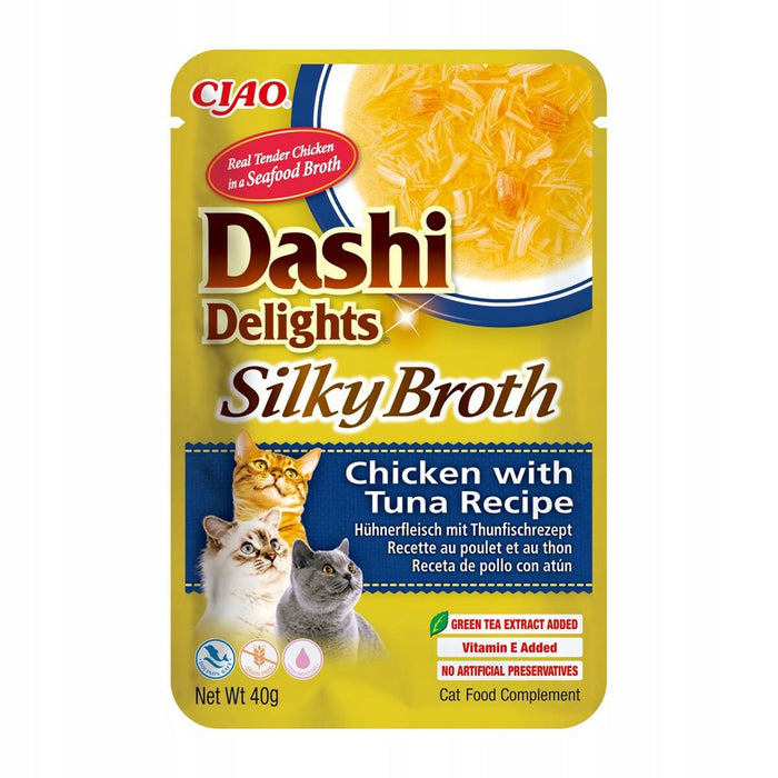 Snack for Cats Inaba Dashi Delights Silky Broth Chicken with Tuna Chicken 40 g