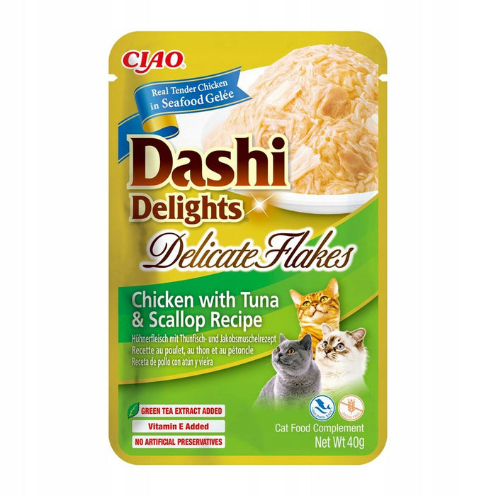 Snack for Cats Inaba Dashi Delights Delicate Flakes Chicken 40 g