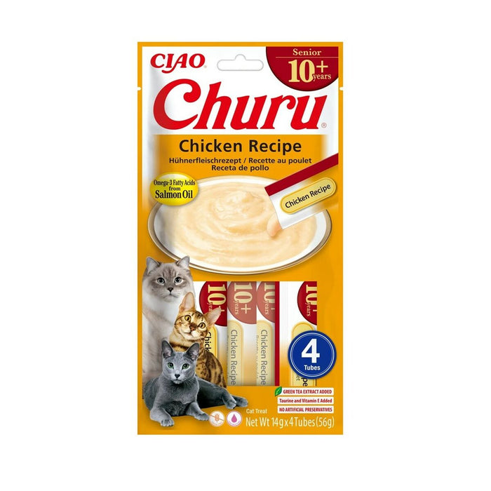 Snack for Cats Inaba Churu Senior Chicken Recipe Chicken