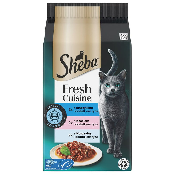Cat food Sheba Fresh Cuisine Taste of Tokyo 6 x 50 g