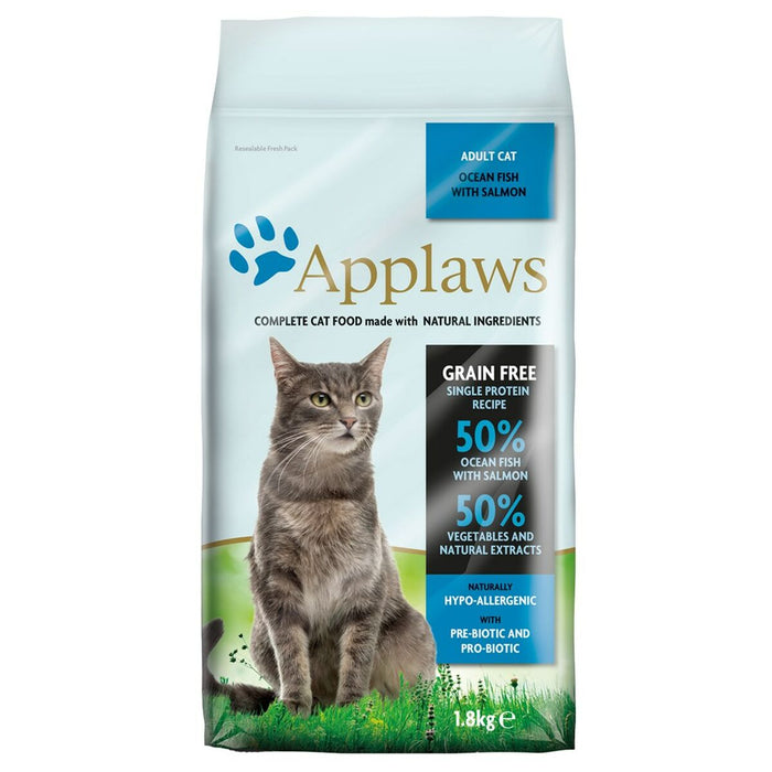 Cat food Applaws Ocean fish with salmon Adult Fish 6 Kg