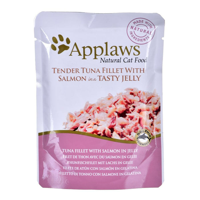 Cat food Applaws Tuna fillet with salmon in jelly Salmon Tuna Fish 70 g