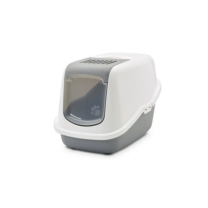 Cat Litter Box Savic Nestor White Grey Plastic