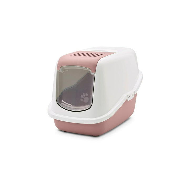 Cat Litter Box Savic Nestor White Plastic