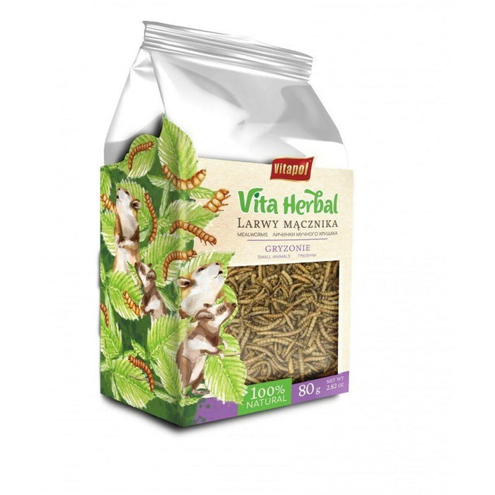 Fodder Vitapol Vita Herbal Mealworm larvae Rodents 80 g