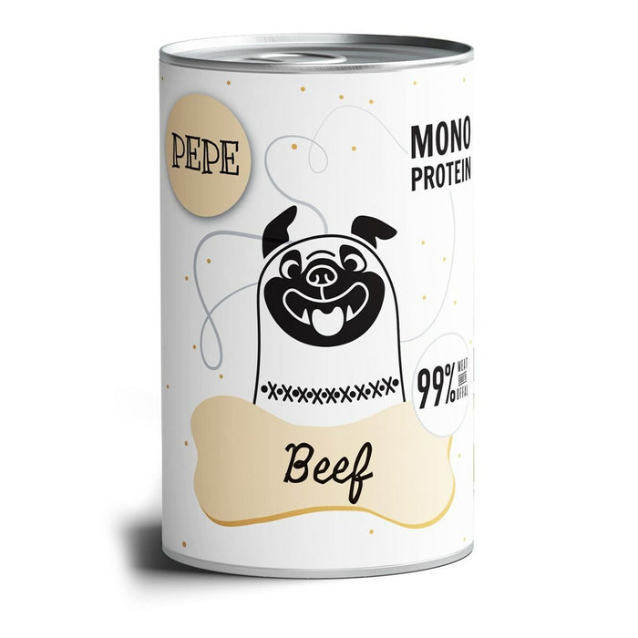 Wet food Paka Zwierzaka Pepe Beef Beef 400 g