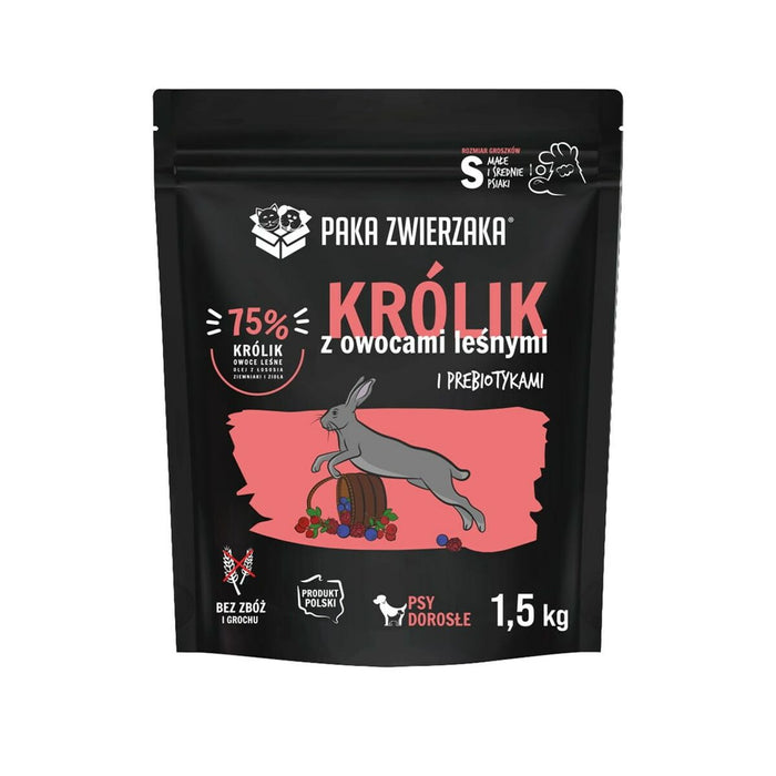 Fodder Paka Zwierzaka Rabbit with forest fruits S Rabbit 1,5 Kg