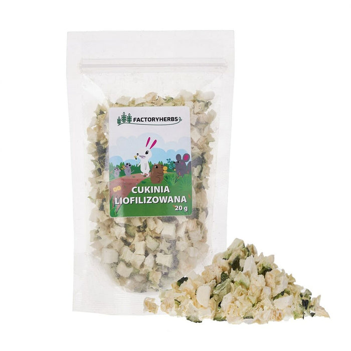 Rabbit Food Factoryherbs Freeze-dried zucchini Chichilla Guinea pig Hamster Rat Mouse Rodents Birds