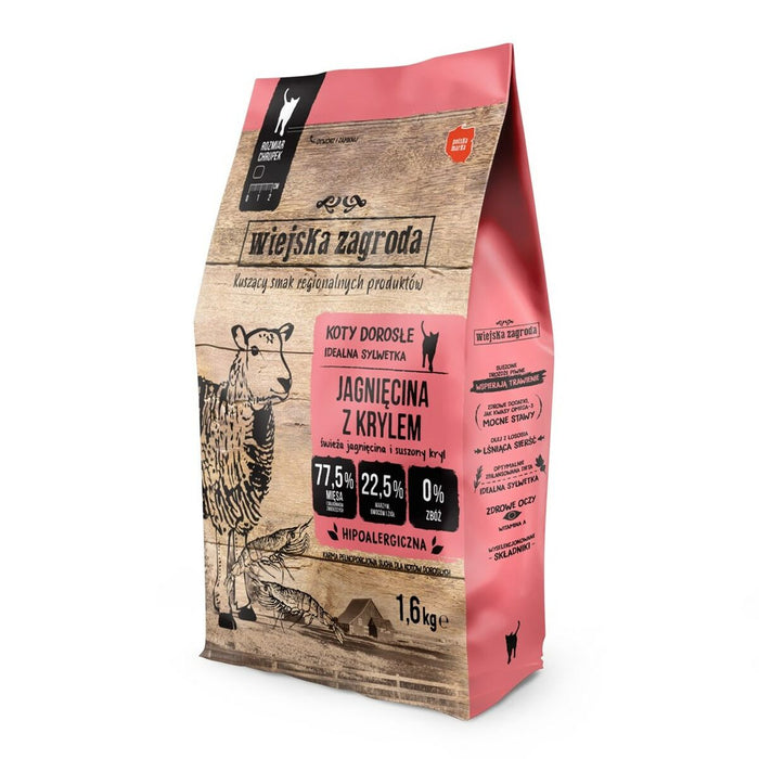 Cat food WIEJSKA ZAGRODA Lamb with krill Lamb 400 g
