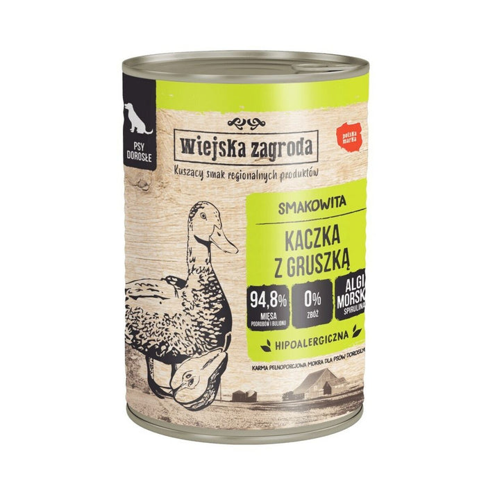 Wet food WIEJSKA ZAGRODA Duck with pear 400 g