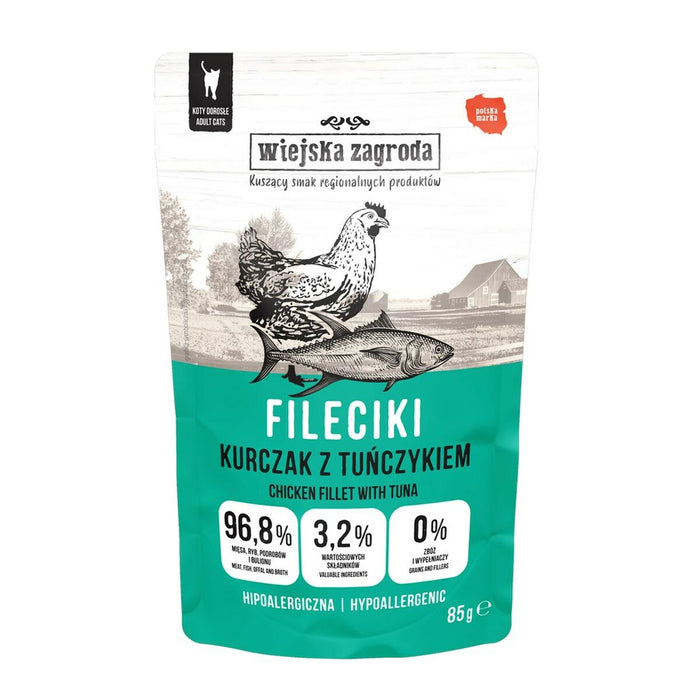 Cat food WIEJSKA ZAGRODA Chicken 85 g