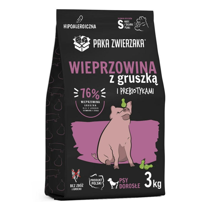 Fodder Paka Zwierzaka Pork with pear S Pig 3 Kg