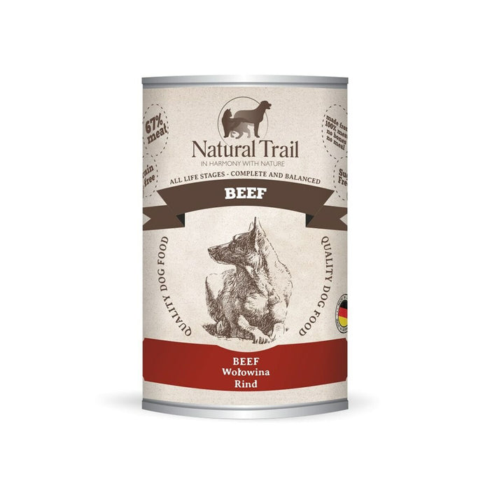 Wet food NATURAL TRAIL Beef 400 g
