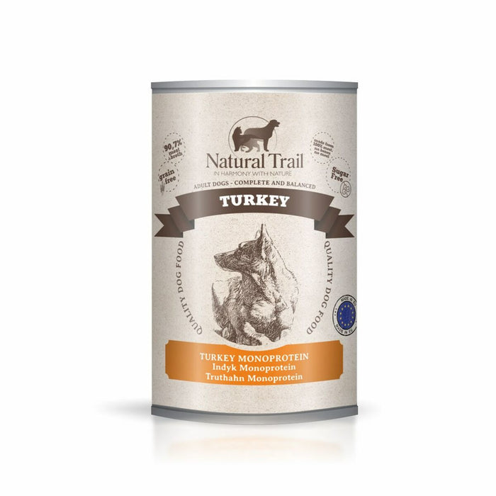 Wet food NATURAL TRAIL Pavo Turkey 400 g