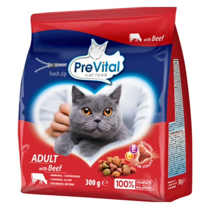 Cat food Prevital Beef 300 g