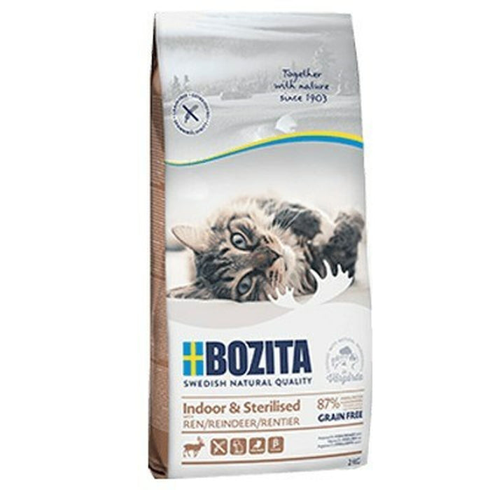 Cat food Bozita Indoor&Sterilised Grain free Reindeer Chicken Reindeer 10 kg
