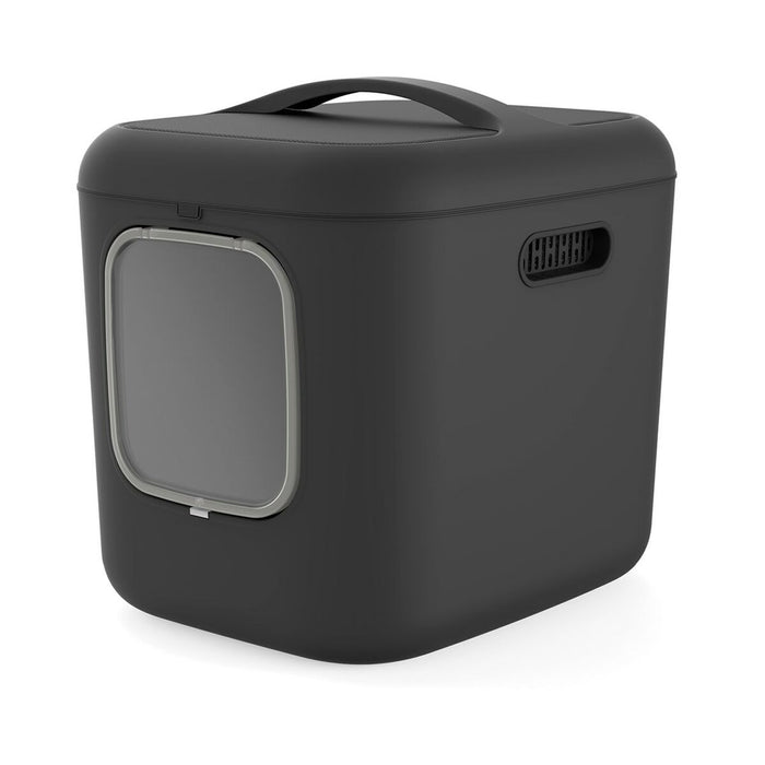 Cat Litter Box Rotho Biala XL anthracite Anthracite Plastic