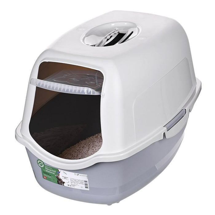 Cat Litter Box Diamentiq 4004508810DIA White Grey Plastic