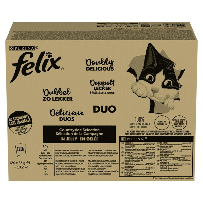 Cat food Purina Felix Fantastic Duo Mix Countryside