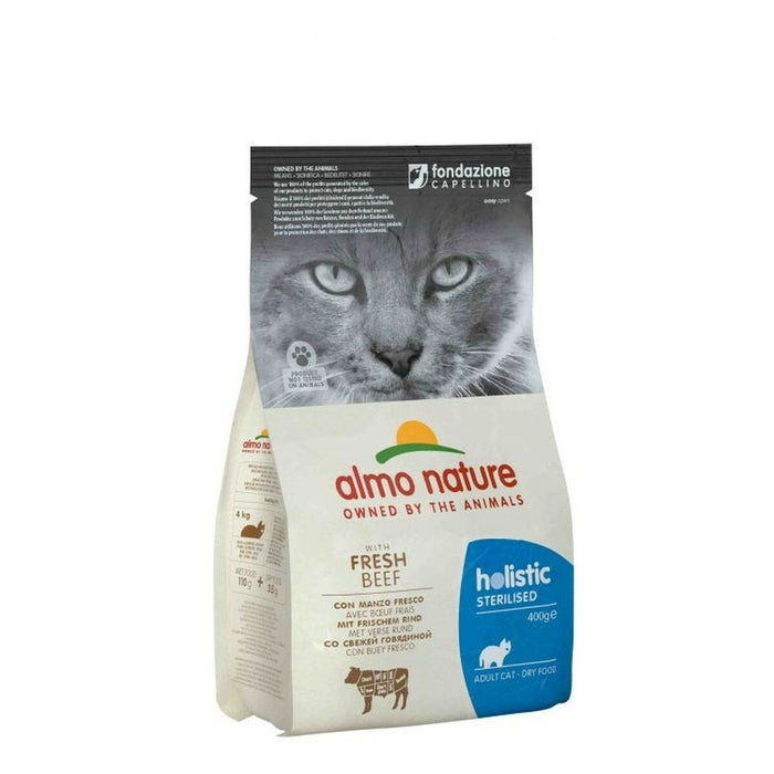 Cat food Almo Nature Holistic Sterilised Beef Adult Veal 2 Kg