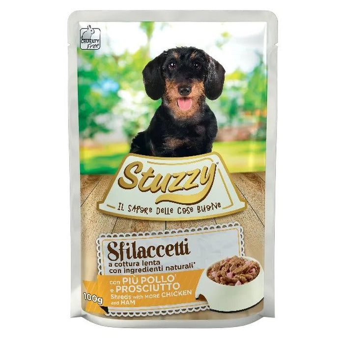 Wet food Agras Pet Foods Sfilaccetti Chicken 100 g