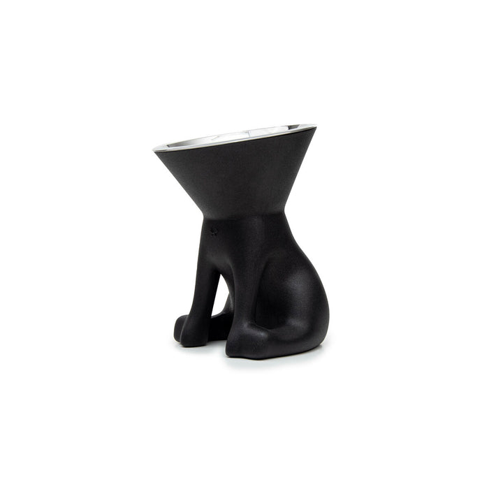 Dog Feeder United Pets Up Elisabeth Black Stainless steel Polyethylene 1 L