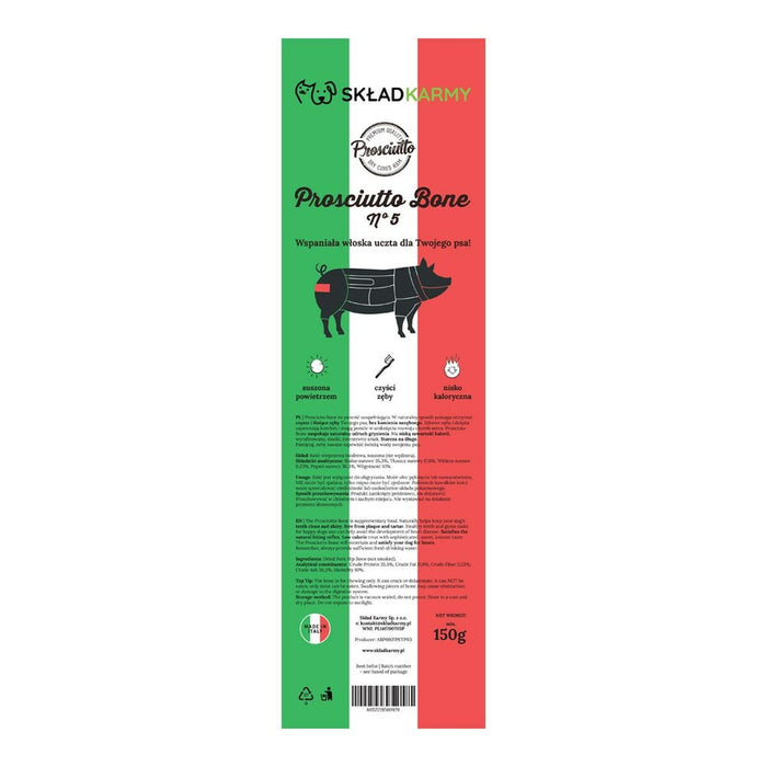 Dog Snack EDEN Prosciutto bone no. 5 Pig 150 g