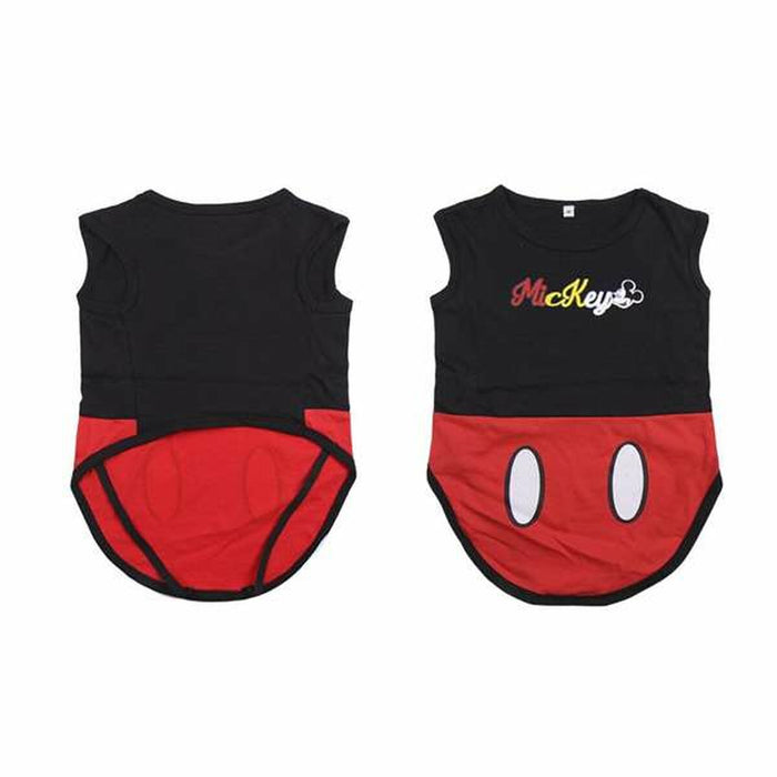 Dog T-shirt Mickey Mouse XS Black