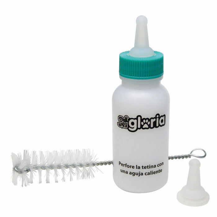 Baby-Flasche Gloria Weiß 50 ml Kleine Tiere Welpen