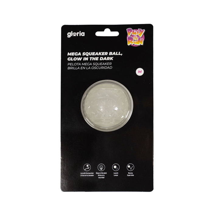 Pet Ball Gloria PLAY AND RUN Yellow TPR 6,35 cm