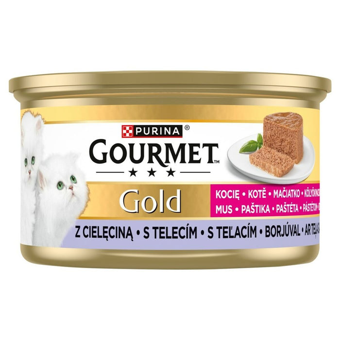 Cat food Purina Gourmet Gold Kitten Veal mousse 85 g