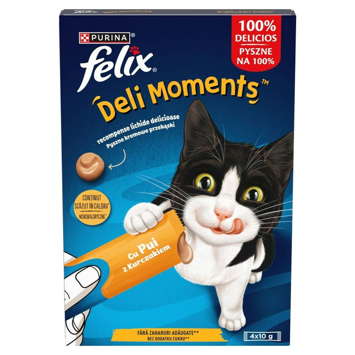 Snack for Cats Purina Felix Deli Moments Chicken Chicken 4 x 10 g