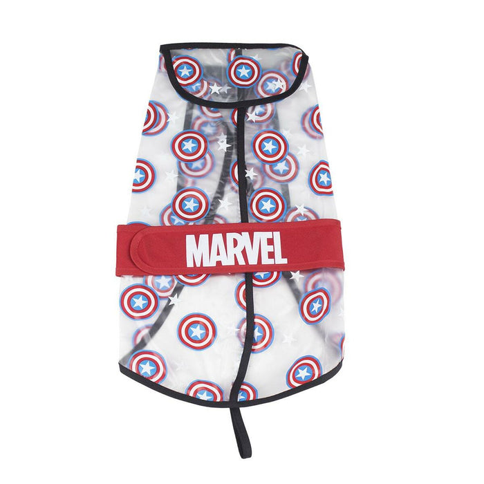 Dog raincoat The Avengers Red Transparent M