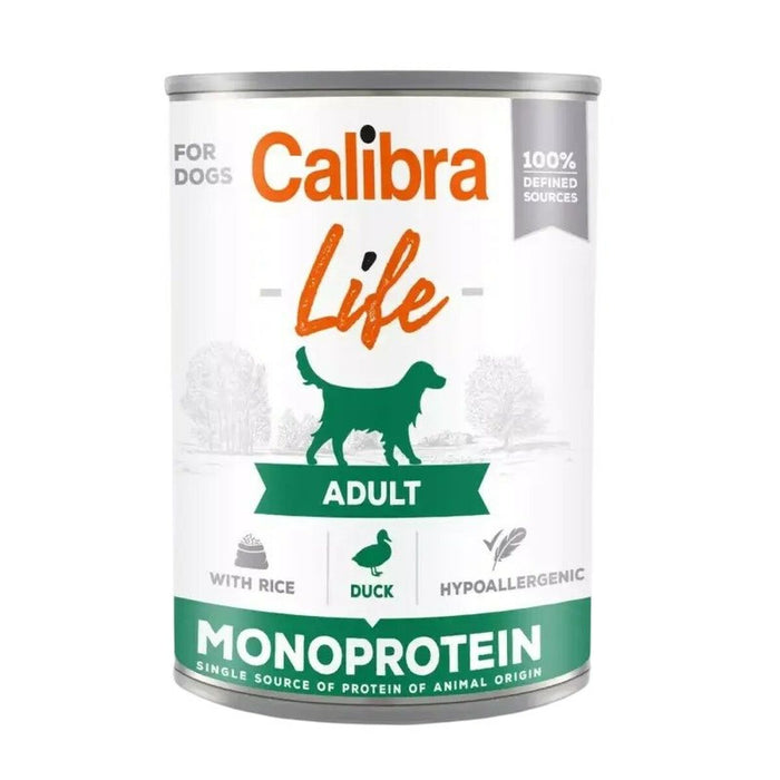 Wet food Calibra Life Adult Duck with rice 400 g
