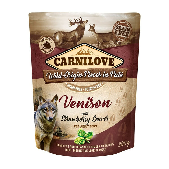 Wet food Carnilove Dog Pouch Deer 300 g