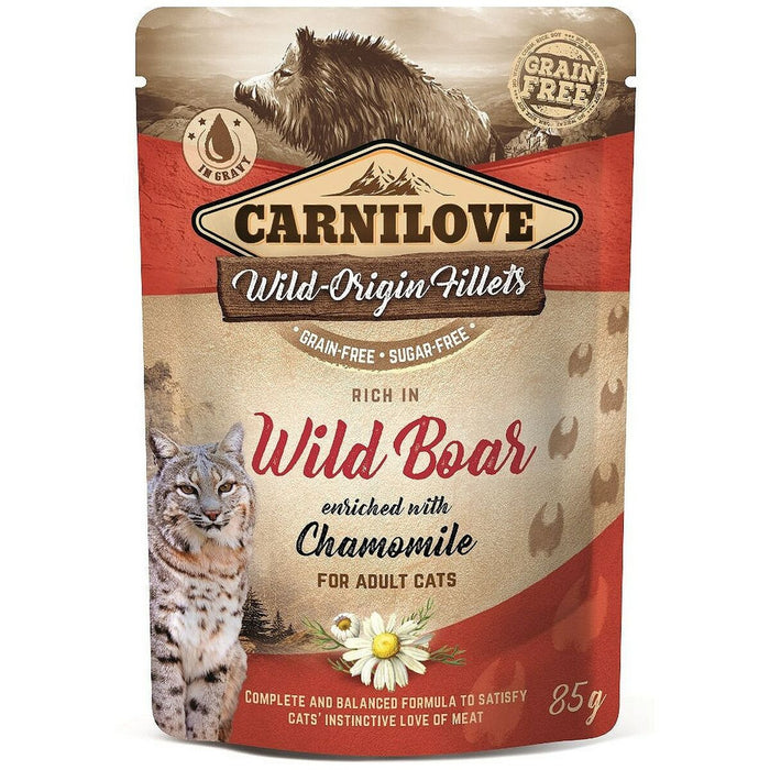 Cat food Carnilove Cat Pouch Wild Boar 85 g