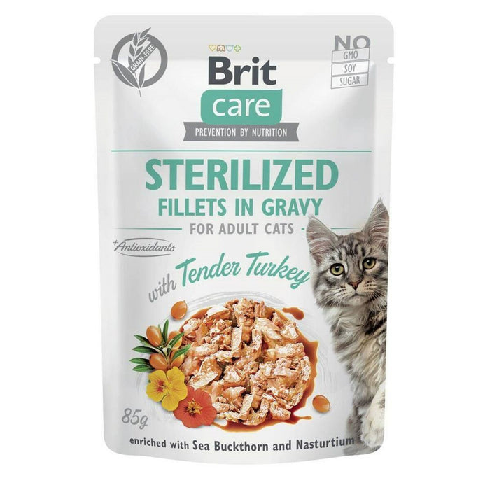 Cat food Brit Sterilized Turkey 85 g