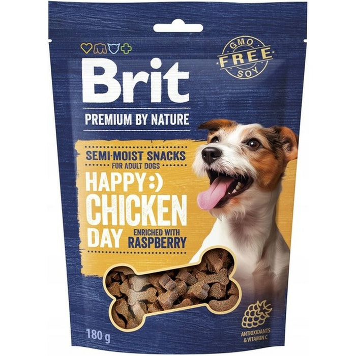 Dog Snack Brit Premium Dog Snack Chicken with Raspberry Chicken 180 g