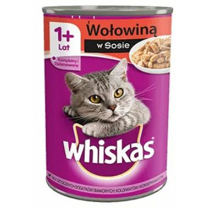 Cat food Whiskas Beef in Sauce
