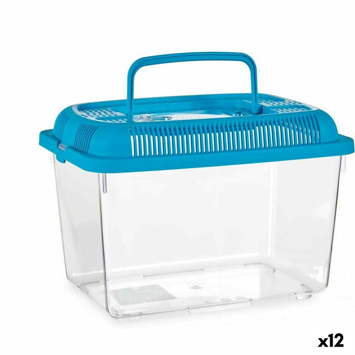 Fischbecken Mascow 87863 87863 Blau Kunststoff 3 L 17 x 16 x 24 cm Mit Griff Mittel (12 Stück)