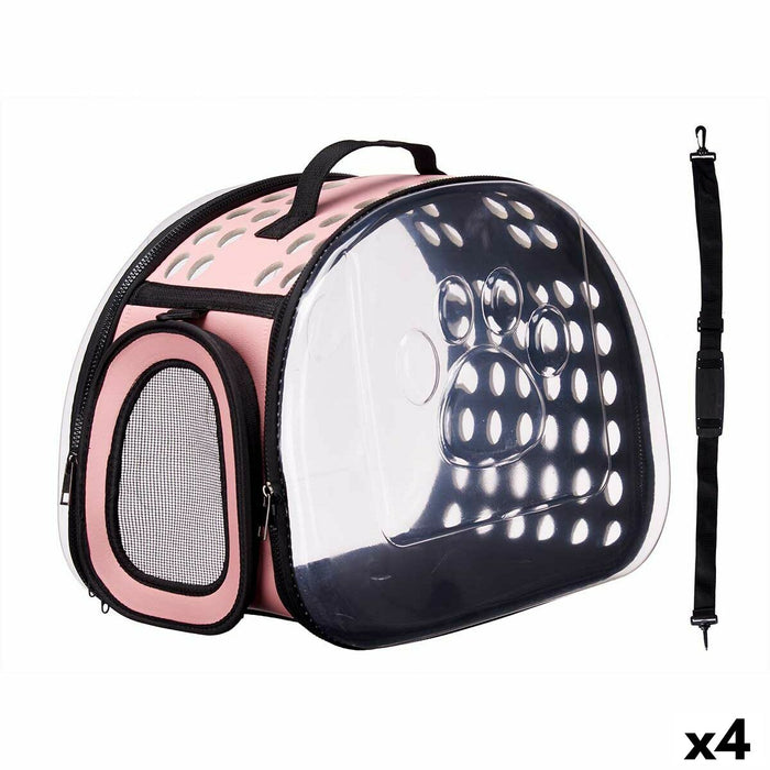 Transportín Mascow 228 228 Rosa Plástico 43 x 20 x 33 cm 43 x 33 x 4 cm (4 Unidades)