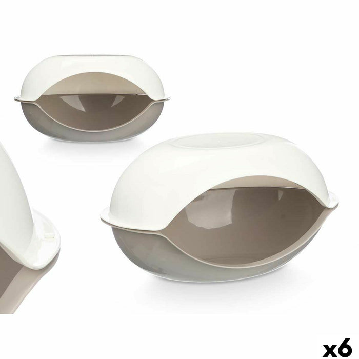 Pet bed Mascow ARDNT-10 ARDNT-10 White Grey Plastic 58 x 32 x 37 cm 6 Units